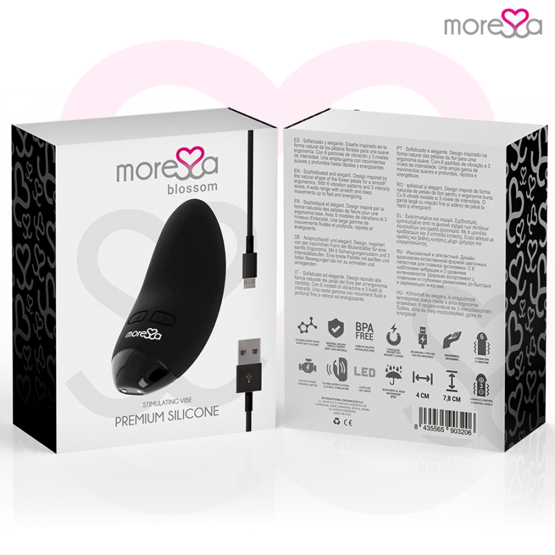 MORESSA BLOSSOM MASAJEADOR PERSONAL NEGRO