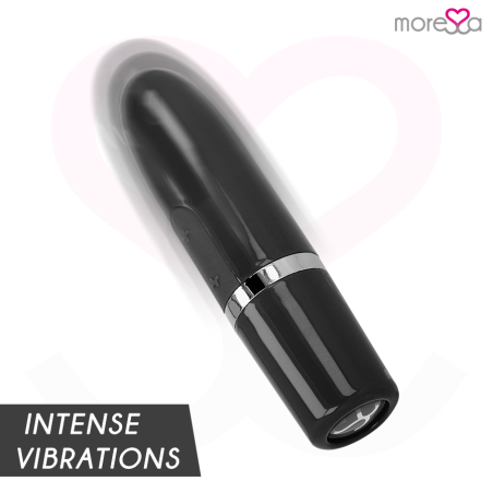 MORESSA IVY MASAJEADOR SIMULADOR LABIAL DE VIAJE NEGRO