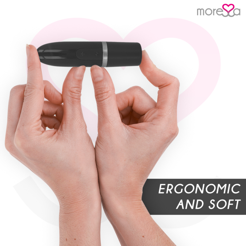 MORESSA IVY MASAJEADOR SIMULADOR LABIAL DE VIAJE NEGRO