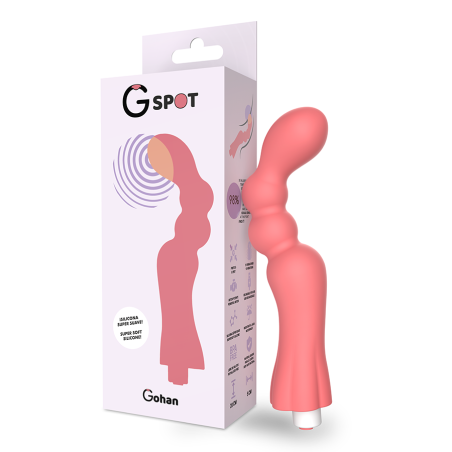 G SPOT GOHAN VIBRADOR PUNTO G LIGHT RED