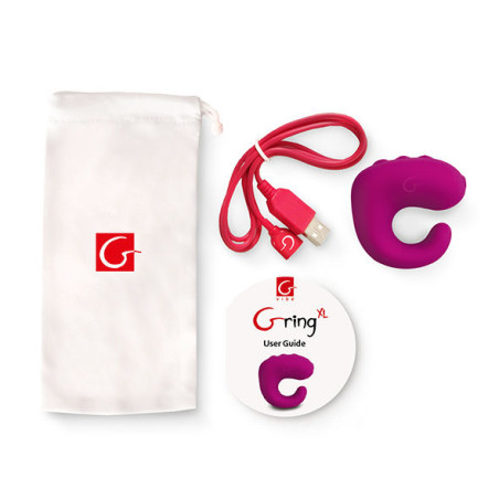 G VIBE FUN TOYS GRING ANILLO VIBRADOR XL SWEET RASPBERRY