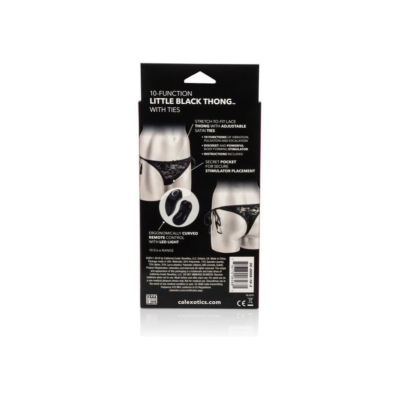 CALEXOTICS TANGA CON 10 FUNCIONES DE VIBRACION