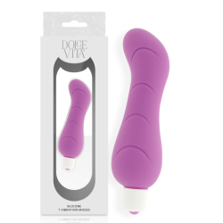 DOLCE VITA G SPOT VIBRADOR SILICONA LILA 2