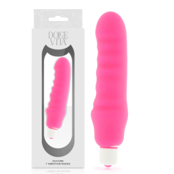 DOLCE VITA GENIUS VIBRADOR SILICONA ROSA 2