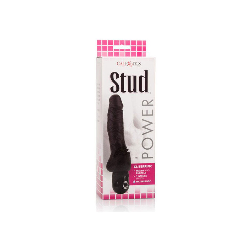CALEXOTICS POWER STUD CLITERRIFIC VIBRADOR NEGRO