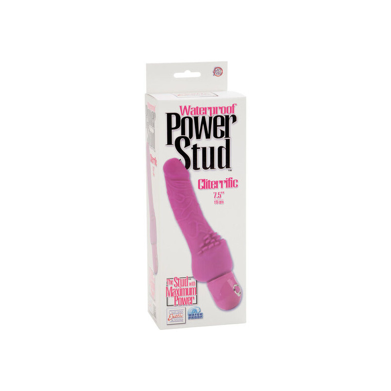 CALEXOTICS POWER STUD CLITERRIFIC VIBRADOR ROSA