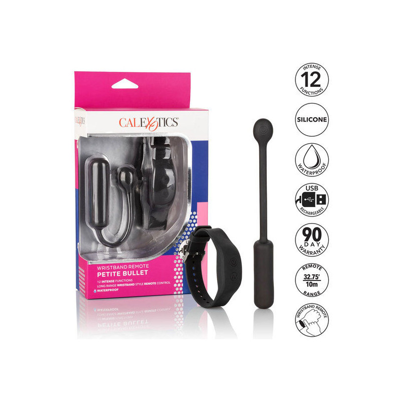 CALEXOTICS BALA VIBRADORA PEQUENA CON PULSERA DE CONTROL