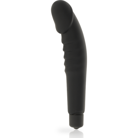 DOLCE VITA REALISTIC PLEASURE VIBRADOR SILICONA NEGRO