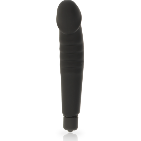 DOLCE VITA REALISTIC PLEASURE VIBRADOR SILICONA NEGRO