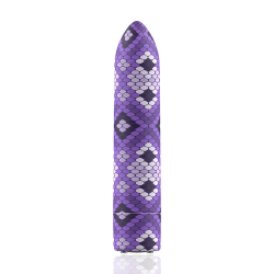 CUSTOM BULLETS BALA RECARGABLE SNAKE LILA 10 INTENSIDADES 2