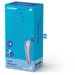 SATISFYER DUAL PLEASURE AIR PULSE VIOLETA 2