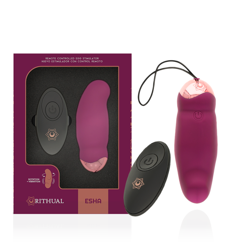 RITHUAL ESHA HUEVO CONTROL REMOTO SISTEMA ROTACION VIBRACION