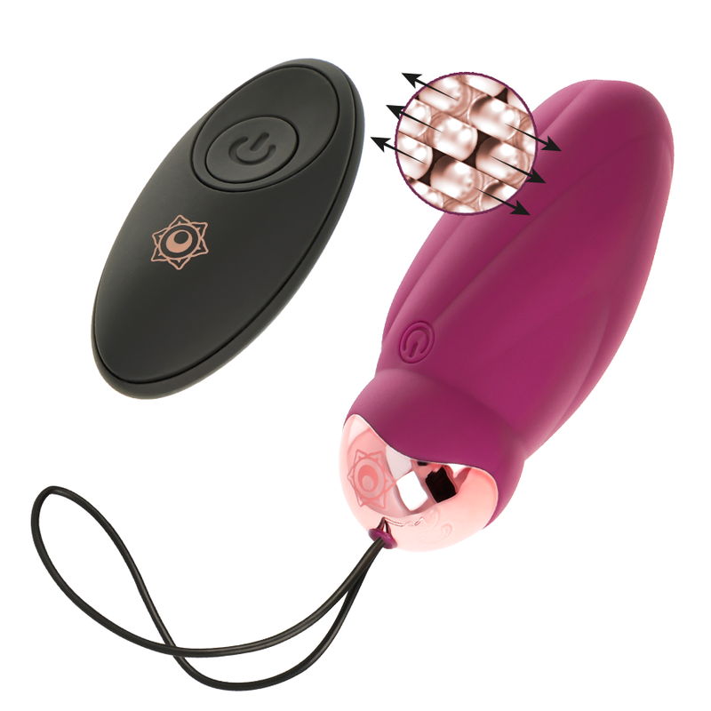 RITHUAL SITA HUEVO CONTROL REMOTO ROTACION DE PERLAS VIBRACION