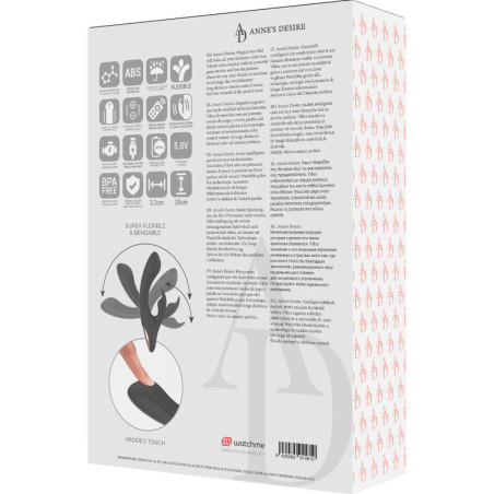 ANNE S DESIRE RABBIT CONTROL REMOTO TECNOLOGIA WATCHME NEGRO