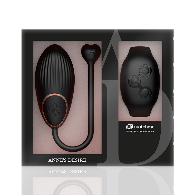 ANNE S DESIRE HUEVO CONTROL REMOTO TECNOLOGIA WATCHME NEGRO