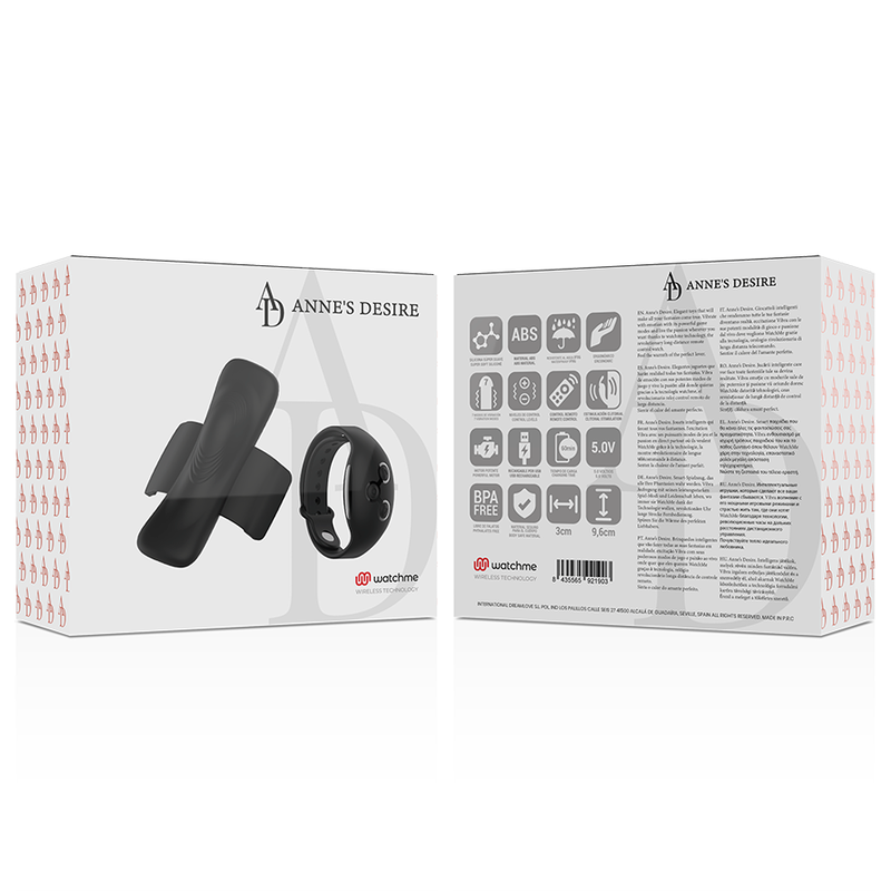 ANNE S DESIRE PANTY PLEASURE TECNOLOGIA WATCHME NEGRO