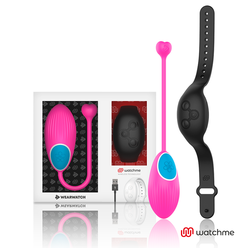 WEARWATCH HUEVO CONTROL REMOTO TECHNOLOGY WATCHME FUCSIA AZABACHE