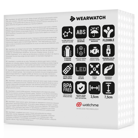 WEARWATCH HUEVO CONTROL REMOTO TECHNOLOGY WATCHME FUCSIA AZABACHE