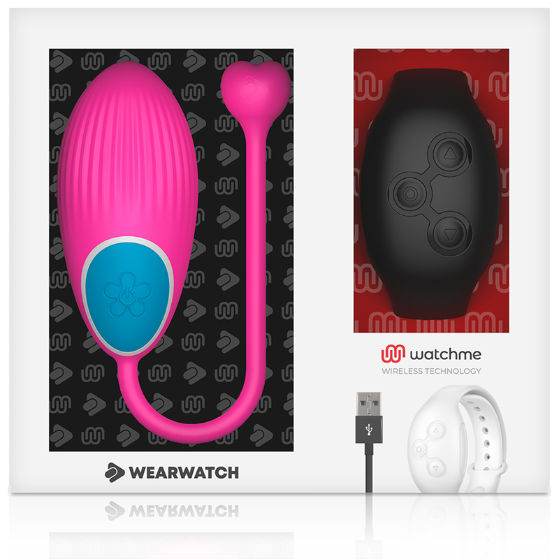 WEARWATCH HUEVO CONTROL REMOTO TECHNOLOGY WATCHME FUCSIA AZABACHE