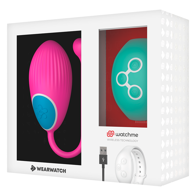 WEARWATCH HUEVO CONTROL REMOTO TECHNOLOGY WATCHME FUCSIA AGUA MARINA