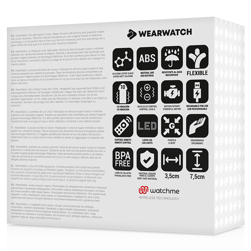 WEARWATCH HUEVO CONTROL REMOTO TECHNOLOGY WATCHME AGUA MARINA NIVEO