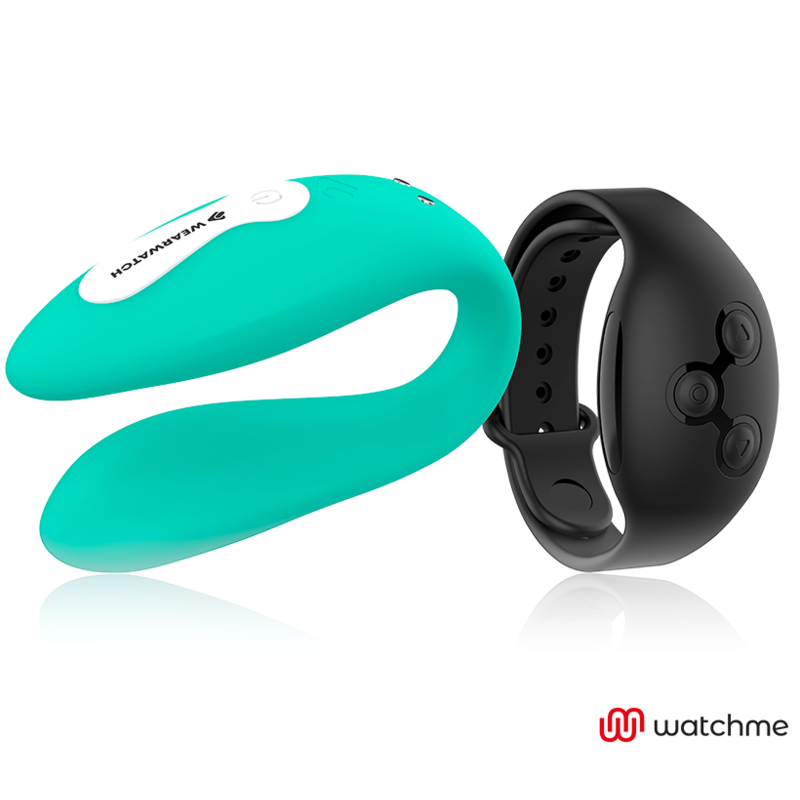 WEARWATCH VIBRADOR DUAL TECHNOLOGY WATCHME AGUAMARINA AZABACHE