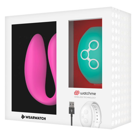 WEARWATCH VIBRADOR DUAL TECHNOLOGY WATCHME FUCSIA AGUA MARINA