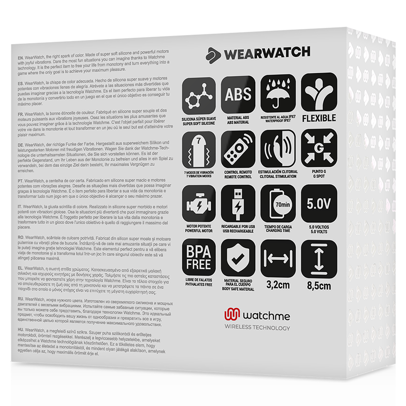 WEARWATCH VIBRADOR DUAL TECHNOLOGY WATCHME FUCSIA NIVEO