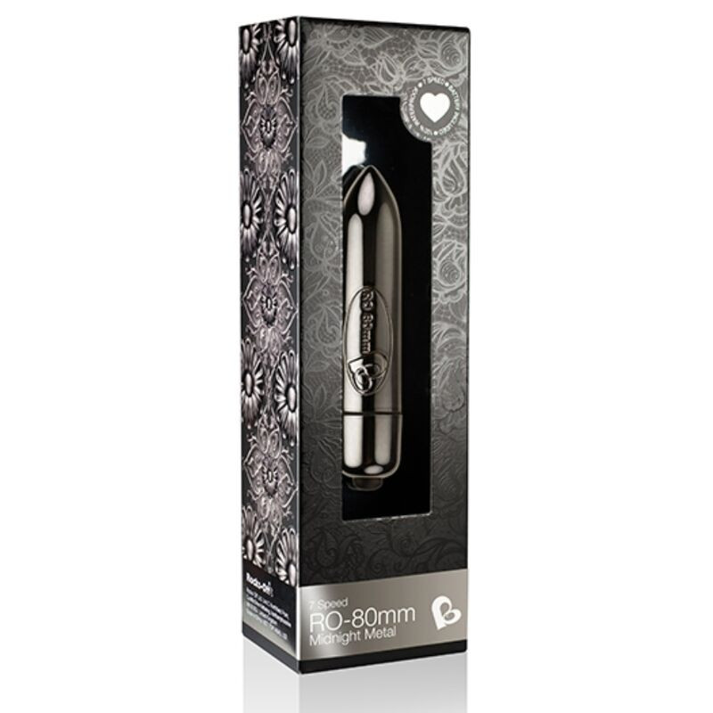 ROCKS OFF BALA VIBRADORA RO 80MM MIDNIGHT METAL