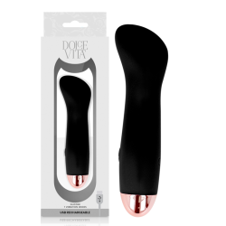 DOLCE VITA VIBRADOR RECARGABLE ONE NEGRO 7 VELOCIDADES 2