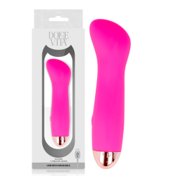 DOLCE VITA VIBRADOR RECARGABLE ONE ROSA 7 VELOCIDADES 2