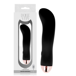 DOLCE VITA VIBRADOR RECARGABLE TWO NEGRO 7 VELOCIDADES 2