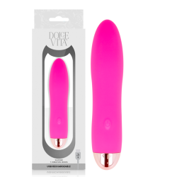 DOLCE VITA VIBRADOR RECARGABLE FOUR ROSA 7 VELOCIDADES 2