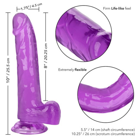 CALEXOTICS SIZE QUEEN DILDO LILA 203 CM