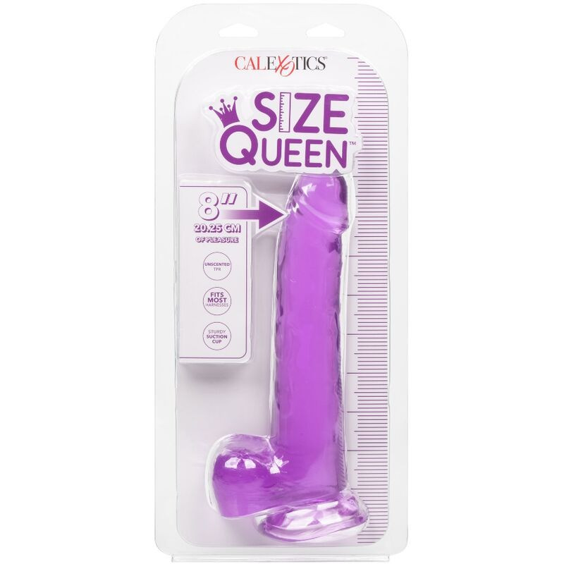CALEXOTICS SIZE QUEEN DILDO LILA 203 CM