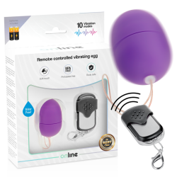 ONLINE HUEVO VIBRADOR CONTROL REMOTO S LILA 2