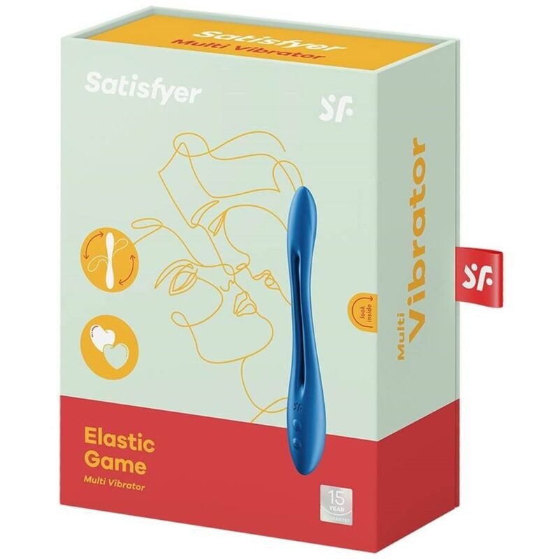 SATISFYER ELASTIC GAME MULTI VIBRADOR AZUL
