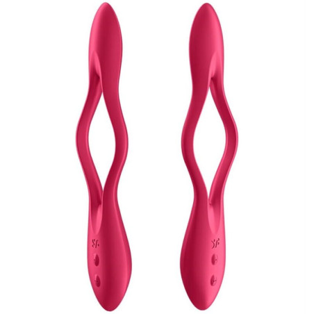 SATISFYER ELASTIC JOY MULTI VIBRADOR ROJO