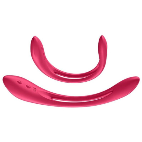 SATISFYER ELASTIC JOY MULTI VIBRADOR ROJO