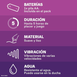 DUREX VIBRADOR INTENSE ORGASMIC PURE FANTASY 2