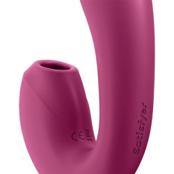 SATISFYER SUNRAY ESTIMULADOR Y VIBRADOR APP ROJO 2