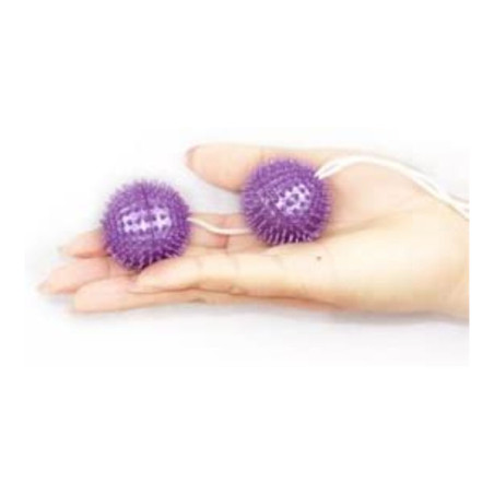 BAILE A DEEPLY PLEASURE BOLAS TEXTURADAS MORADO 360 CM