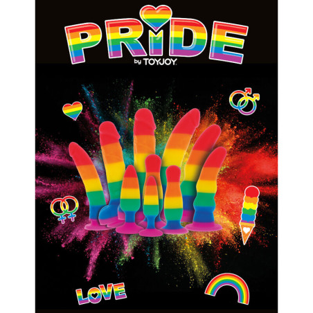 PRIDE DILDO WAVE BANDERA LGBT 17 CM
