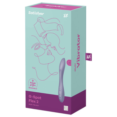 SATISFYER G SPOT FLEX 2 MULTI VIBRADOR MORADO