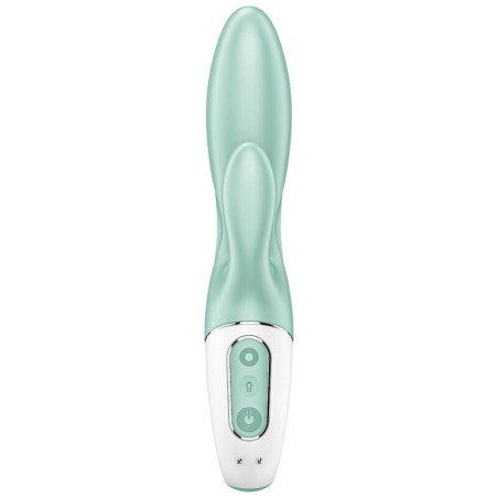SATISFYER AIR PUMP BUNNY 5 VIBRADOR RABBIT INFLABLE APP VERDE