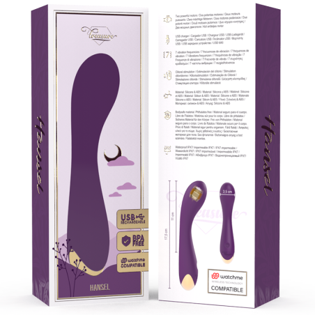 TREASURE HANSEL G SPOT VIBRATOR COMPATIBLE CON WATCHME WIRELESS TECHNOLOGY