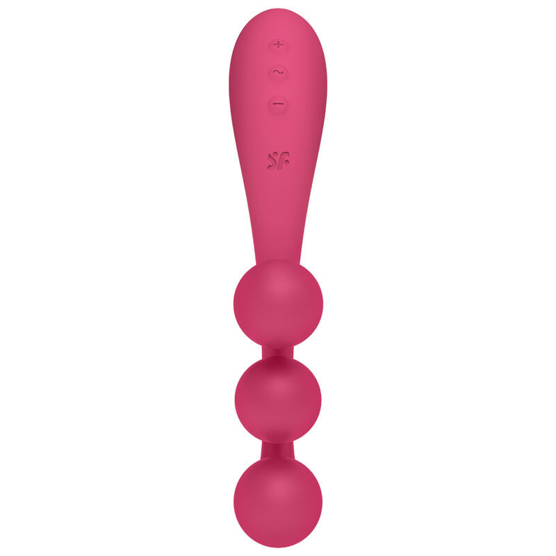 SATISFYER TRI BALL 1 MULTI VIBRADOR ROJO