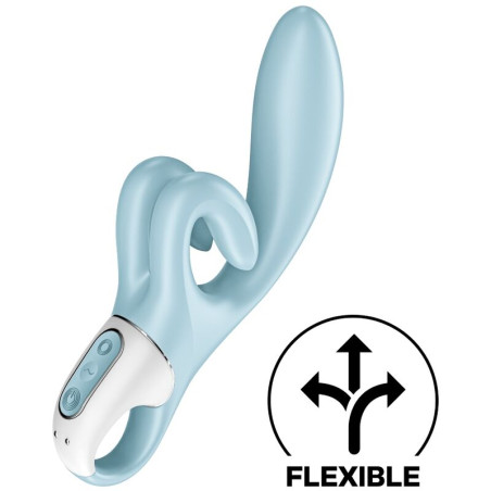 SATISFYER TOUCH ME VIBRADOR RABBIT AZUL