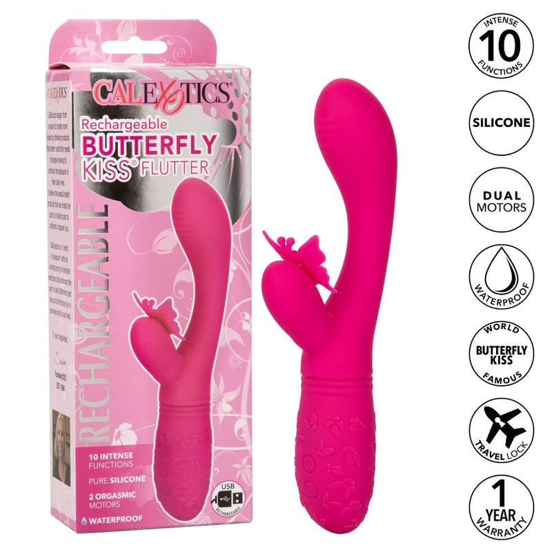 CALEXOTICS BUTTERFLY KISS FLUTTER ROSA