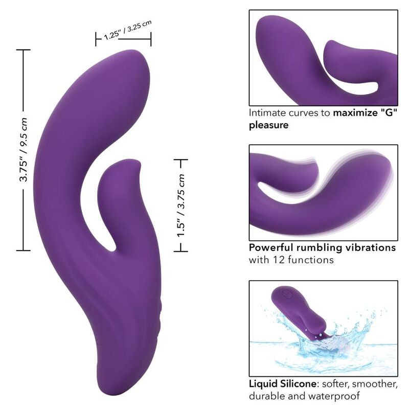 CALEXOTICS STELLA DUAL PLEASER VIOLETA